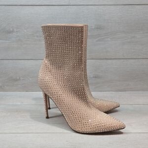 Steve Madden Women Vela-R Elegant  Studded High Heels Boots Shoes Sz 10M